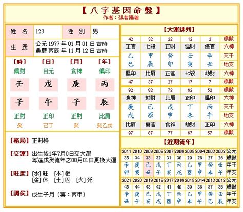 八字那因|免費八字算命、排盤及命盤解說，分析一生的命運